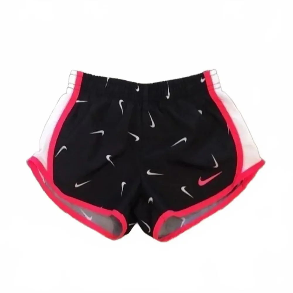 Nike DRI-FIT shorts pink and black 12-18 months